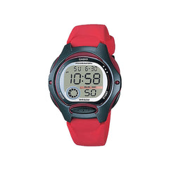 Casio Digital Watch Red Resin 38mm | LW-200-4AVDF