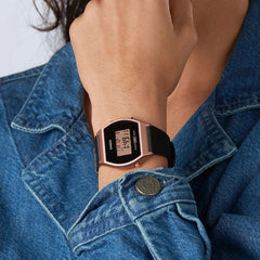 Casio Digital Women Watch Rose Gold Gray | LW-204-1ADF