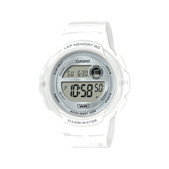 Casio Digital Watch White Resin | LWS-1200H-7A1VDF