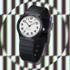 casio-unisex-3h-watch- Unisex Analog Watch Black 34mm | MQ-24-7B2LDF
