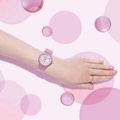 casio-unisex-3h-watch- Analog Watch Pink Resin | MQ-24S-4BDF