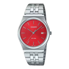 Casio casio-men-3h-watch- Men Analog Watch Silver Retro | MTP-B145D-4A2VDF