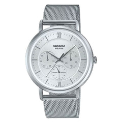 Casio casio-men-3h-watch- Men's Analog Watch Silver | MTP-B300M-7AVDF