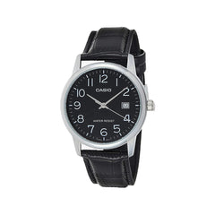 Casio casio-men-3h-watch- Men's Analog Watch Silver Black 37 mm | MTP-V002L-1BUDF