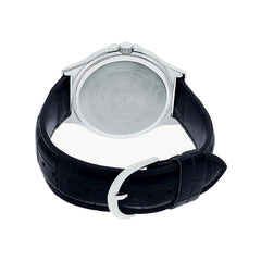 Casio casio-men-3h-watch- Men's Analog Watch Black Leather | MTP-V300L-1AUDF