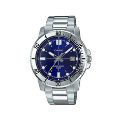 Casio casio-men-3h-watch- men watch Blue Dial 49mm | MTP-VD01D-2EVUDF