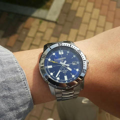 Casio casio-men-3h-watch- men watch Blue Dial 49mm | MTP-VD01D-2EVUDF