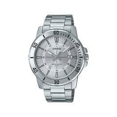 Casio casio-men-3h-watch- Men's Analog Watch Silver 49mm | MTP-VD01D-7CVUDF
