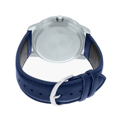 Casio casio-men-3h-watch- Men's Watch Silver Blue Dial 45mm | MTP-VD01L-2BVUDF