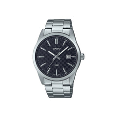 Casio casio-men-3h-watch- Men's Analog Watch Silver Carbon Dial | MTP-VD03D-1AUDF