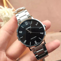 Casio Traditional Watch Black Dial 46mm | MTP-VT01D-1BUDF