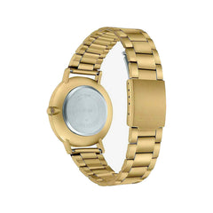 Casio Men 3H Watch Blue Dial Gold Stainless Steel | MTP-VT01G-2BUDF