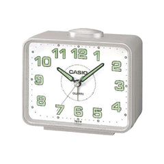 Casio Desktop Clock Beige Compact Alarm | TQ-218-8DF