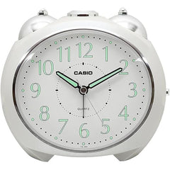 Casio Desktop Clock White Compact Size | TQ-369-7DF