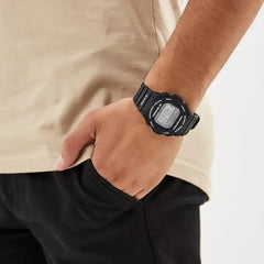 Casio Digital Watch Resin 43mm Case | W-218H-1AVDF