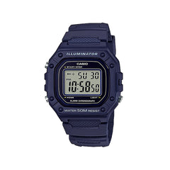 Casio Digital Watch Dark Blue 44mm | W-218H-2AVDF