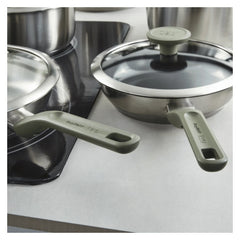 Berghoff Bolt 3950637 Stainless Steel Cookware Set 8pcs Green | 290606