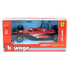 Bburago Ferrari SF-24 #16 Charles Leclerc 2024 1:43 Die-Cast Model Car