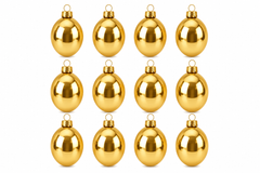 Christmas Ball Ornament Set 12pcs 6cm - Gold | AR2/6012A/G