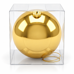 Christmas Tree Ball Ornament - Metallic Gold | AR3/20001AG/G