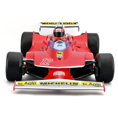 Bburago Ferrari 312 T4 #12 Gilles Villeneuve 1979 1:18 Die-Cast Model Car - South African Grand Prix Winner