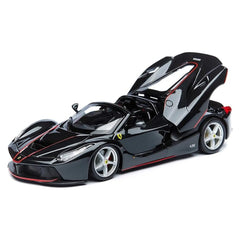 Bburago Ferrari LaFerrari Aperta 1:24 Die-Cast Model Car - Black