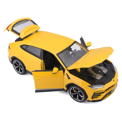 Bburago Lamborghini Urus 1:18 Die-Cast Model Car - Yellow