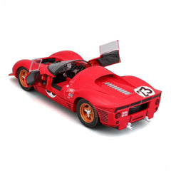 Bburago Ferrari 330 P4 #23 Daytona 1967 1:24 Die-Cast Model Car - Red