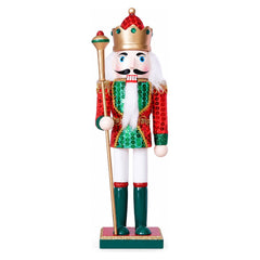 Christmas Nutcracker King Decoration - Red & Green Variants | ALTN6001A / ALTN6001B