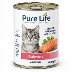 Pure Life Super Premium Salmon Wet Cat Food 400g | PLC-400-SM