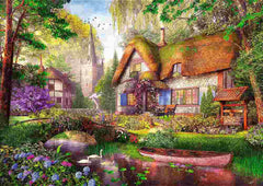 Trefl Premium Plus Quality - Tea Time: The Woodland Cottage 1000-Piece Jigsaw Puzzle | 10804