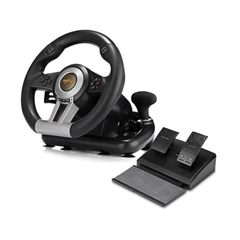 PXN V3 Pro Racing Steering Wheel with Pedals-BLACK | RW-V3PRO