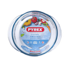 Pyrex Essentials Glass Round Casserole High resistance 3L 208A
