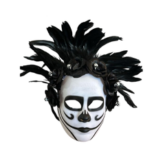 Halloween Face Mask With Hair | AL2645