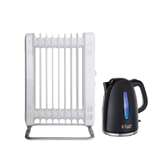 MILL Heater + Free Russell Hobbs Kettle | JA2000 + RH22591