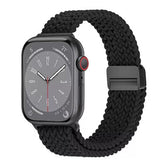 WIWU 42/44/45/49 Nylon Braided Magnetic Watch Band Wi-WB004 Black | WB004-BLK