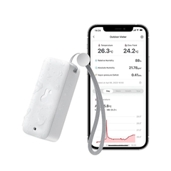 SwitchBot IP65 Smart Indoor Outdoor Hygrometer Thermometer