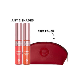 L'Oréal Paris Lumi Le Liquid Blush Duo Bundle + Free Pouch Gift