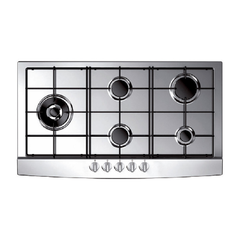 Sensus 90cm Gas Hob - Silver | SMI5G1T90SICIX1