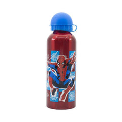 Disney Stor High Aluminium Bottle 530ml Spiderman Arachnid Grid | 74760