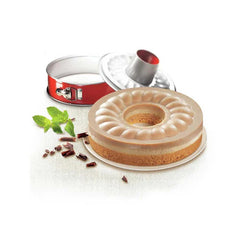 Tefal, Delibake Savarin Springform Cake Tin 25 cm Steel Carbon, Red | J1642614