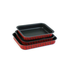 Tefal Tempo Flame Set of 3 Oven Dish 29×22 31×24 37×27 cm | J5715482