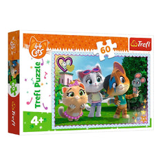 Trefl Colourful Fairy Tales Cat Puzzles - 60 Pcs | 17378