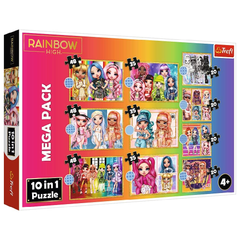 أحجية Trefl Rainbow High 10 في 1 - 12 إلى 48 قطعة | 96000