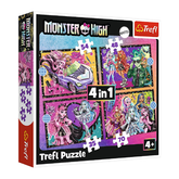 بازل تريفل يوم مثير Monster High 4 في 1 - 35-70 قطعة | 34655