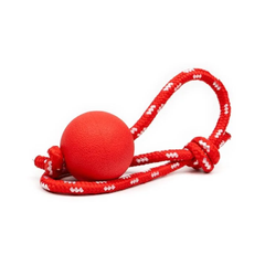 Rope Ball Dog Toy – Red - Large | PET-RBT-RED04