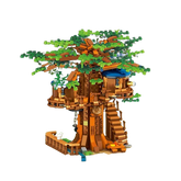 MJI, Creative LEGO-style construction sets, Jungle Tree House Block Book Building Set - 969 Pcs | MJI-13013