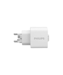 Philips USB-C Wall Charger 20W with Type-C to Type-C Cable - White | DLP4313C/70