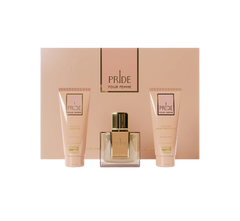 Rue Broca Set Pride Woman (عطر 100 مل + جل استحمام 100 مل + لوشن للجسم 100 مل)