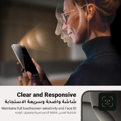 UGREEN Full Coverage Privacy HD Screen Tempered Protective Film For iPhone 16 | 45975